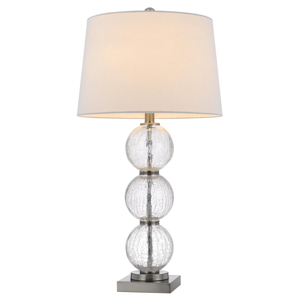 150W 3 way Crosset crackle glass table lamp, Priced and sold as pairs. Picture 2