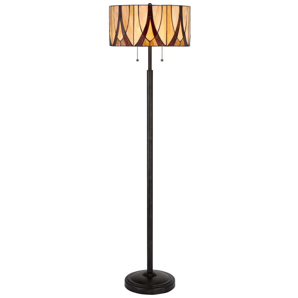 60W x 2, Tiffany floor lamp. Picture 1
