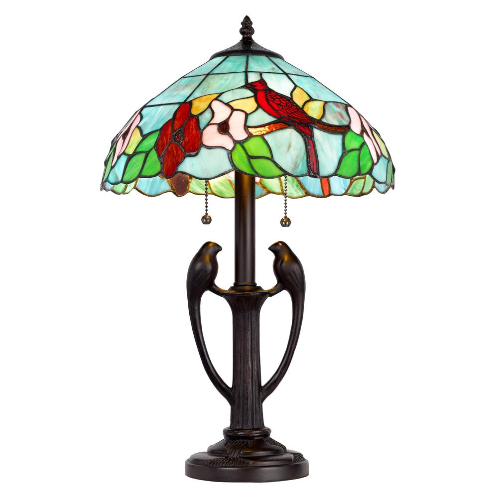 60W x 2 ;Tiffany table lamp. Picture 2