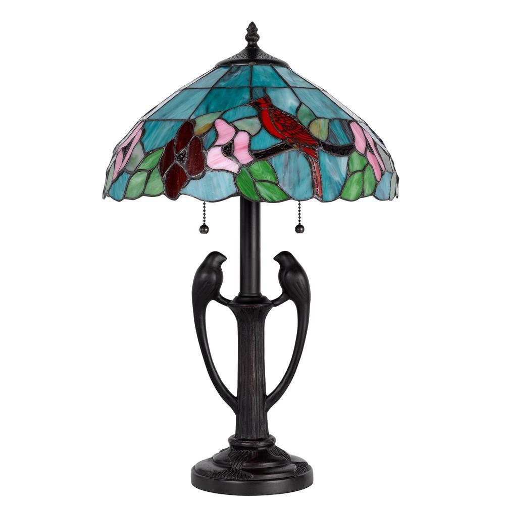 60W x 2 ;Tiffany table lamp. Picture 3