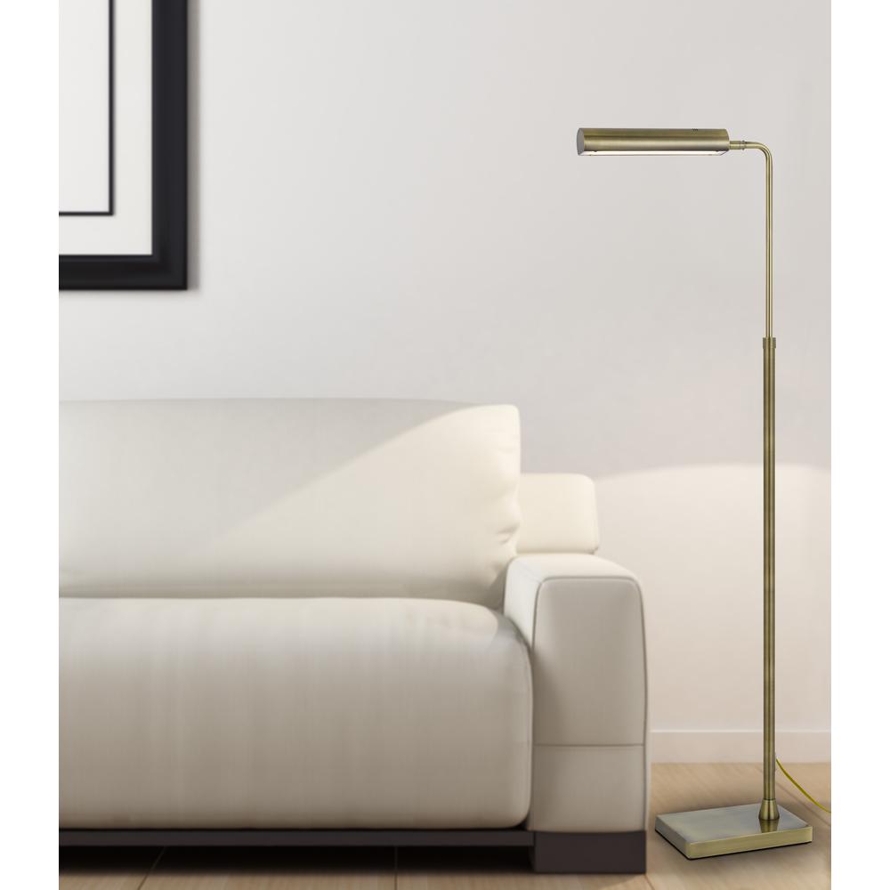 Delray 17W, 3000K non dimmable integrated LED metal floor lamp. Picture 4
