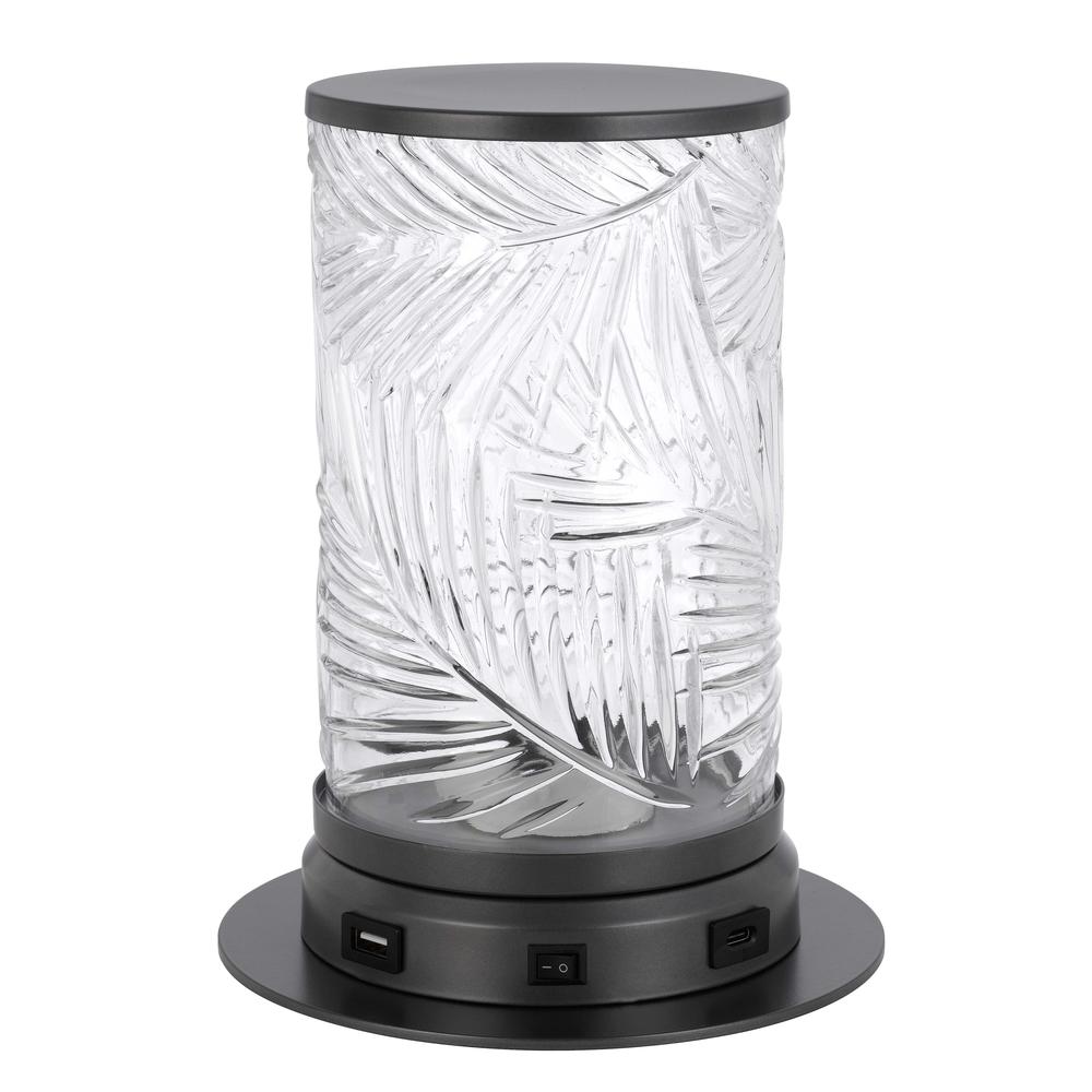 2W Carrington integrated LED accent lamp with glass shade. Picture 1