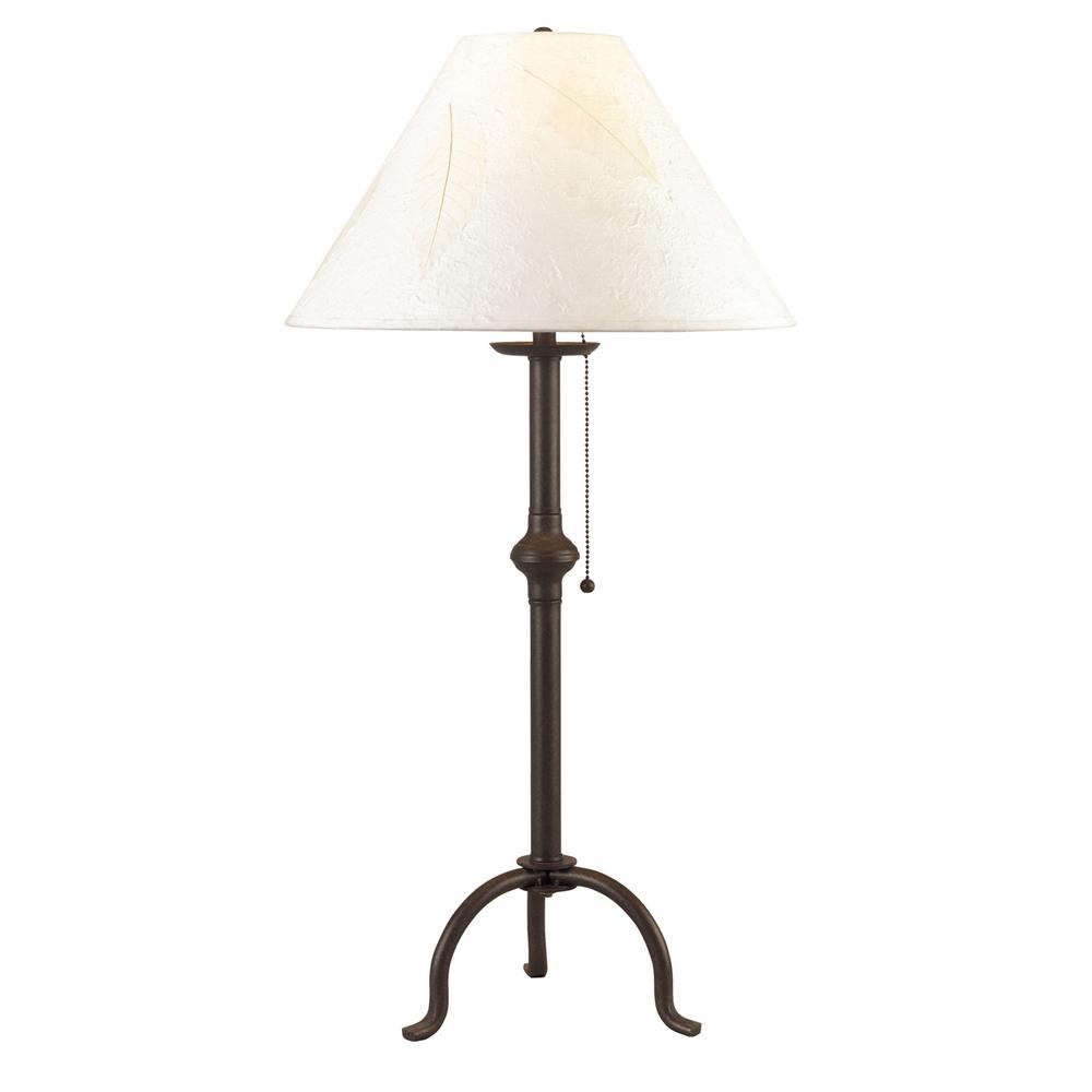 32" Heignt Iron Table Lamp in Black. Picture 1