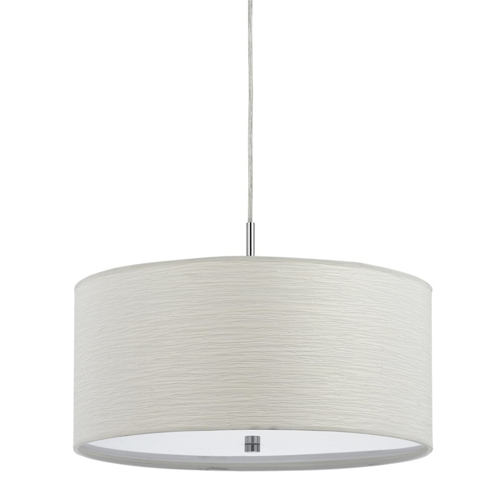8.25" Inch Tall Pendant Fixture in Casual White. Picture 1