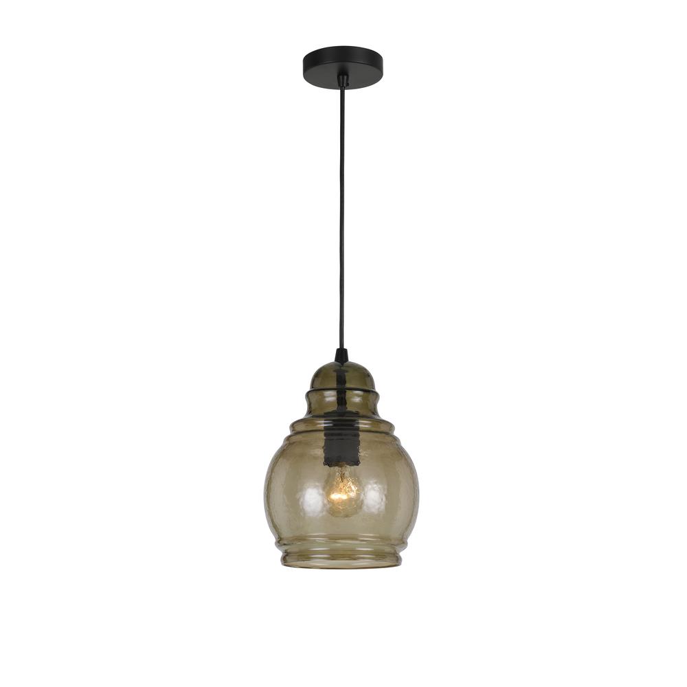60W Teramo RippLED Glass Pendant (Edison Bulb Not Included). Picture 2