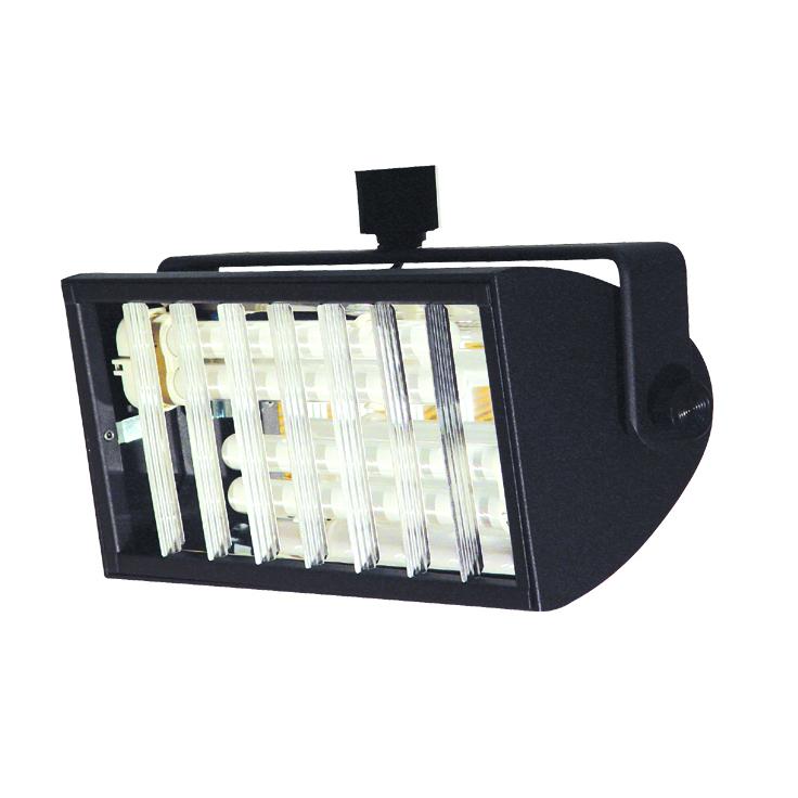 18W X 2 Wall Wash Pl Track Fixture, HT230BK. Picture 1