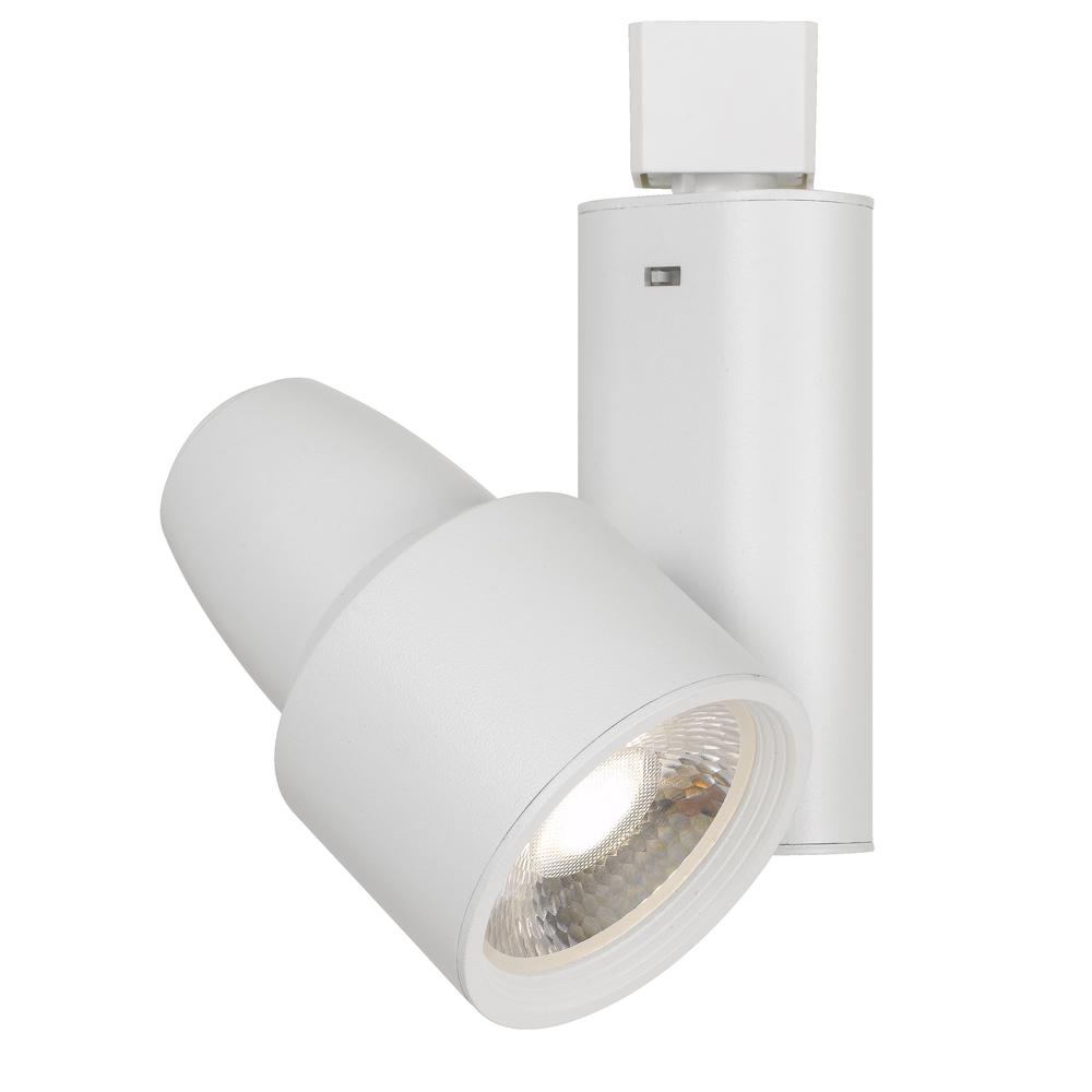 Integrated dimmable 40W LED track fixture with 3 level temperature control. 2700K/3000K/4000K., White. Picture 2