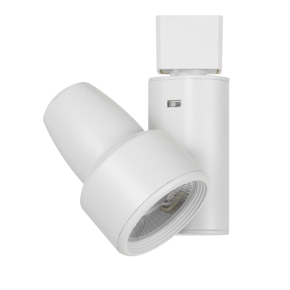 Integrated dimmable 20W LED track fixture with 3 level temperature control. 2700K/3000K/4000K., White. Picture 1