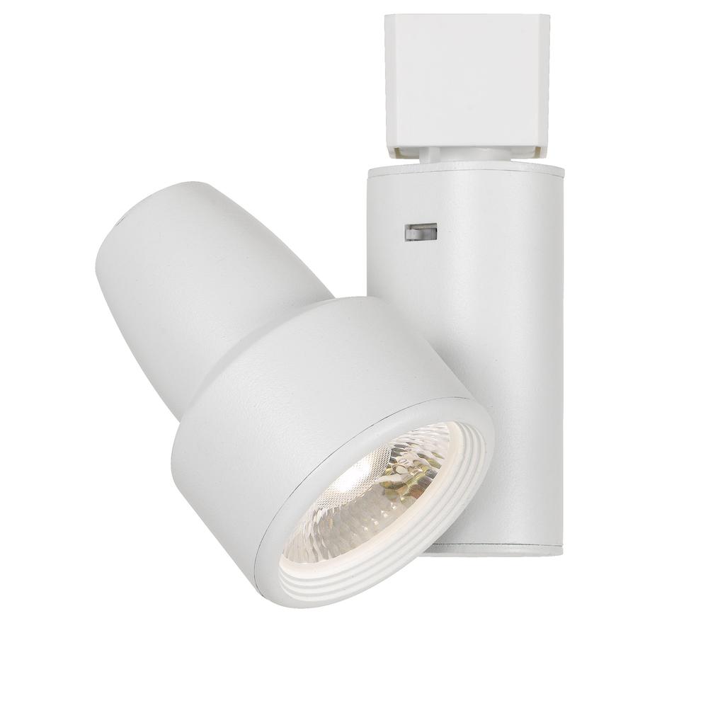 Integrated dimmable 20W LED track fixture with 3 level temperature control. 2700K/3000K/4000K., White. Picture 2