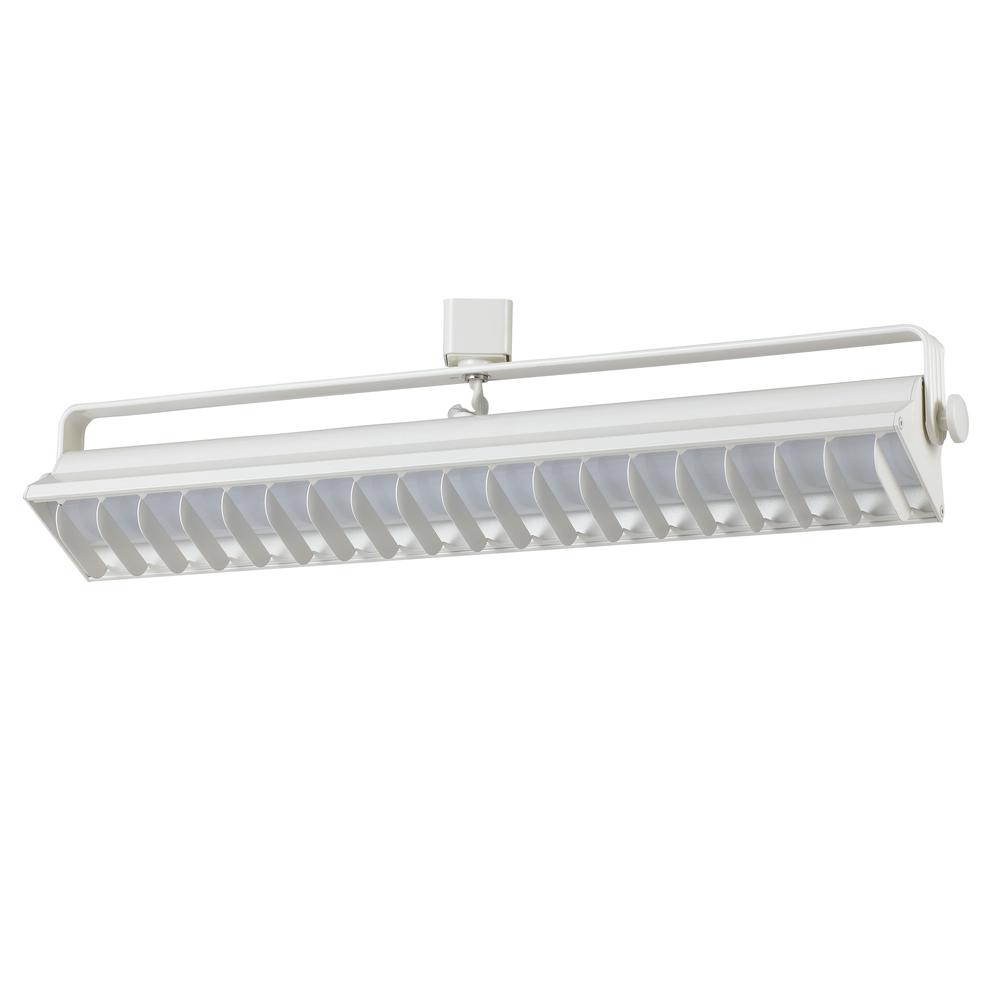 Ac 40W, 4000K, 2640 Lumen, Dimmable integrated LED Wall Wash Track Fixture, HT633MWH. Picture 1