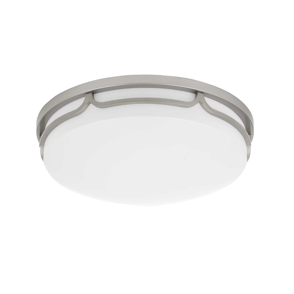 integrated LED 25W, 2000 Lumen, 80 CRI, Dimmable Ceiling Flush Mount With Acrylic Diffuser, LA702. Picture 1