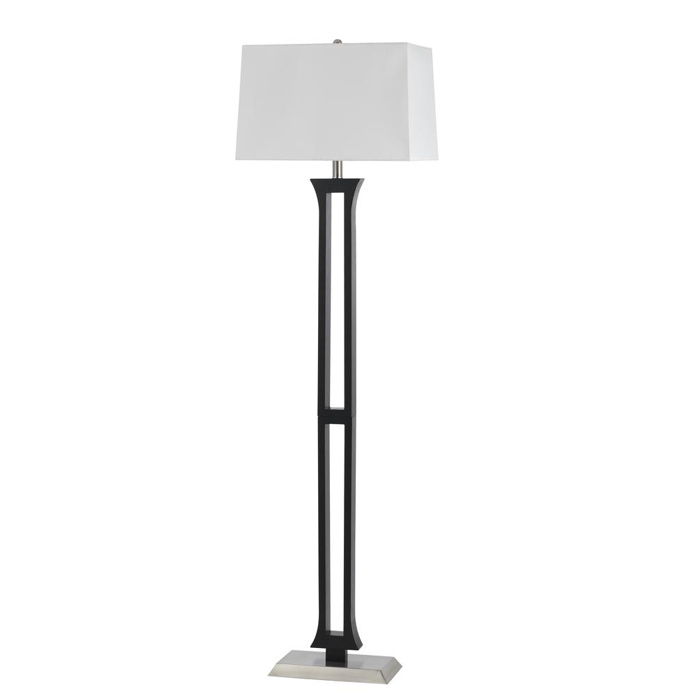 100W Metal Floor Lamp (color: Brushed Steel). Picture 1