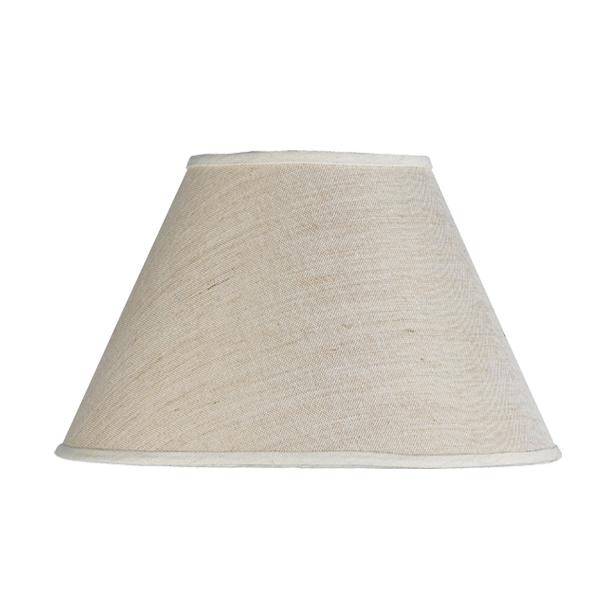 Round Linen Shade. Picture 1