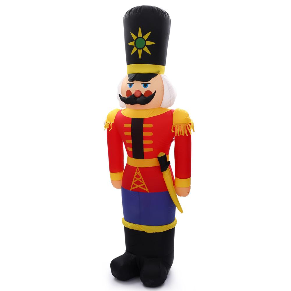 94" Nutcracker Soldier Inflatable with LED Lights. Picture 4