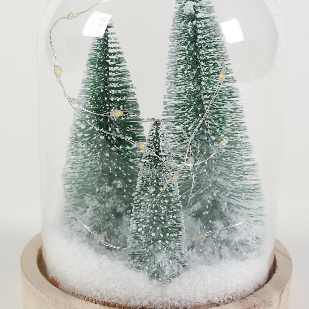 Christmass Tree LED Glass Dome. Picture 4