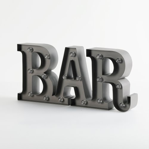 Illuminated Bar Marquee Battery-Op LED Sign, Freestanding or Wall Mounted. Picture 1