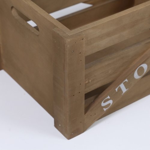 Set of 3 Storage Wood Crates. Picture 6