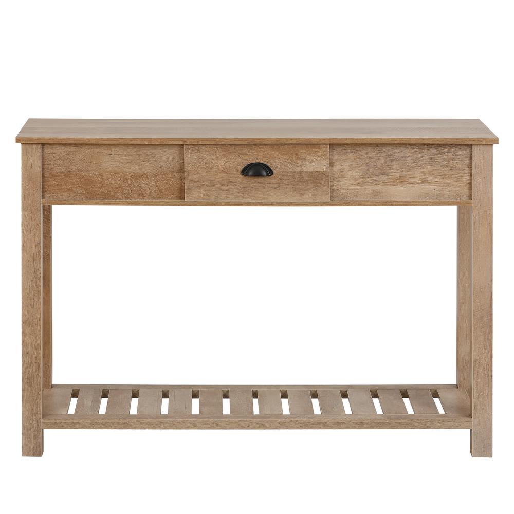 Farmhouse Rustic Engineered Wood Console Table. Picture 1