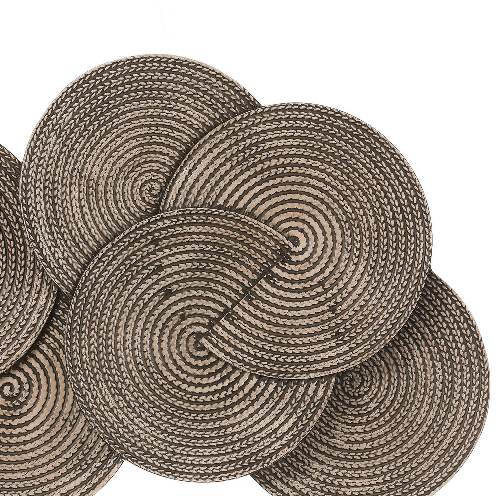 Metal Spiral Plates Wall Decor. Picture 5