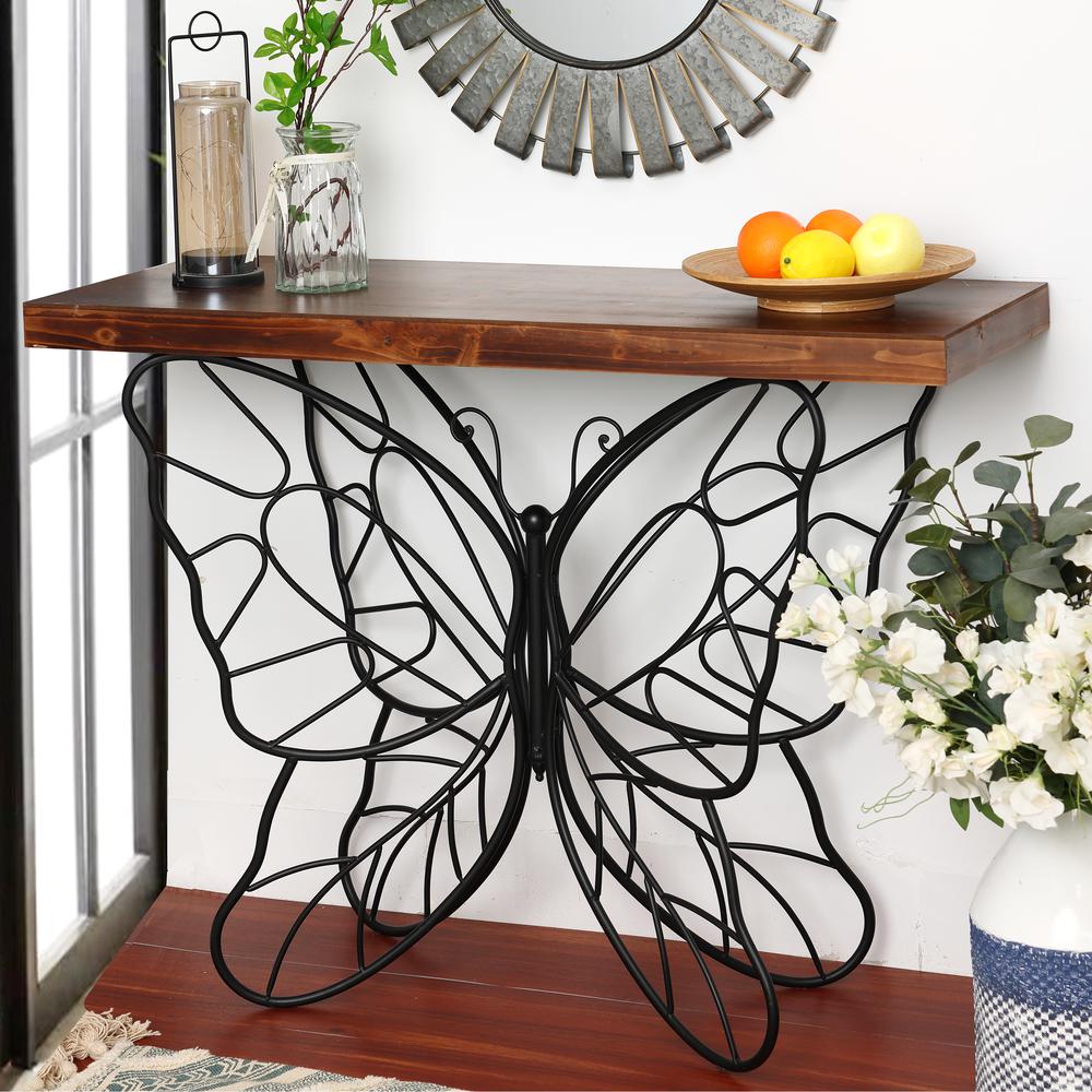 Butterfly Accent Entryway and Sofa Table. Picture 4