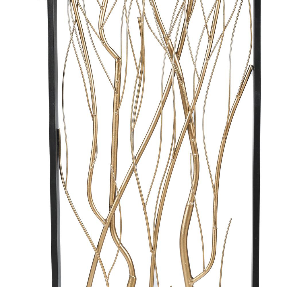 2-Piece Metal Gold Branch Wall Decor. Picture 2