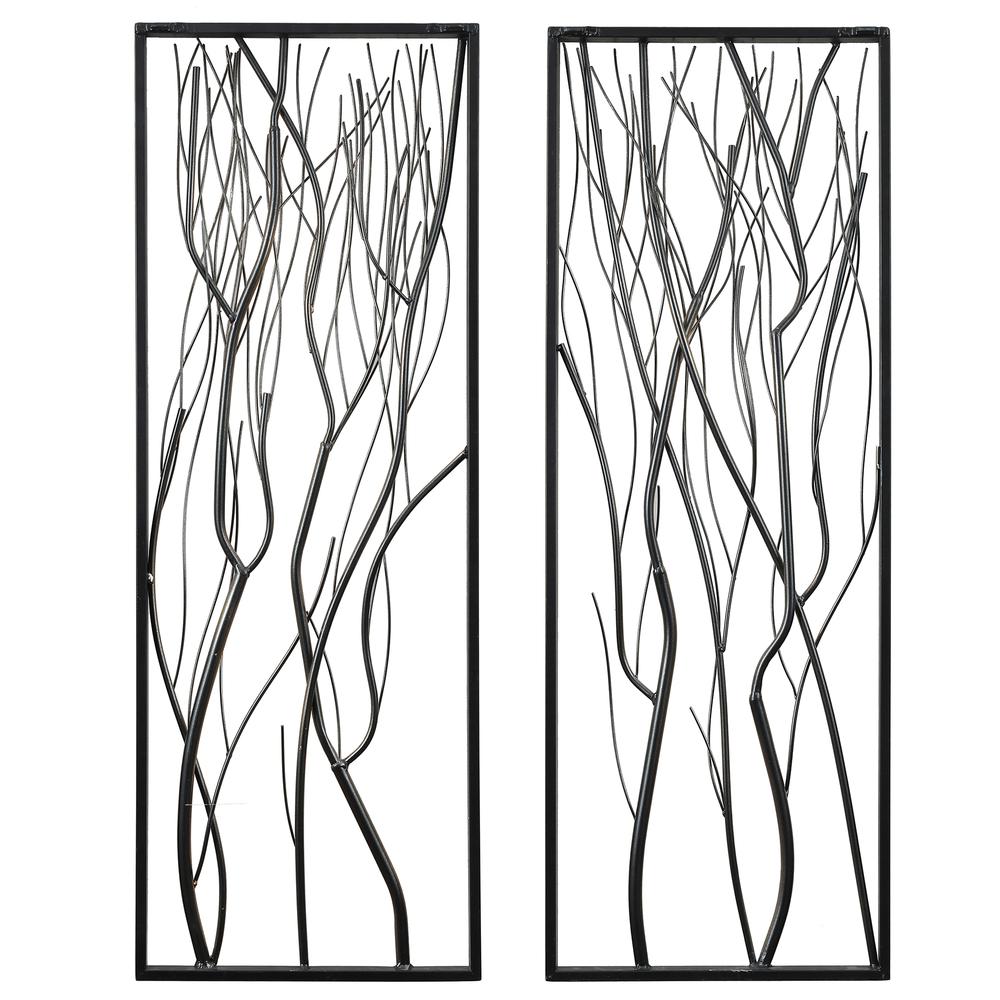 2-Piece Metal Gold Branch Wall Decor. Picture 4