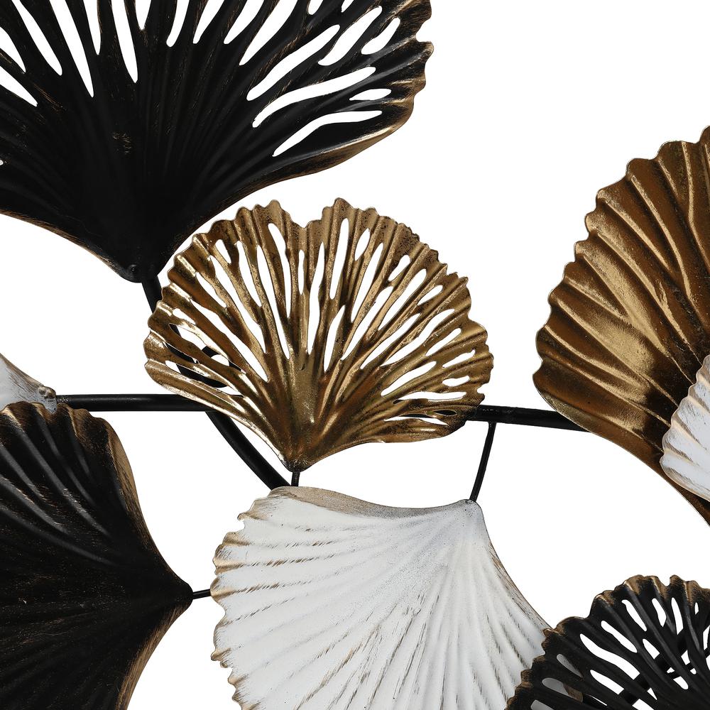Metal Ginkgo Leaves Modern Wall Decor. Picture 3