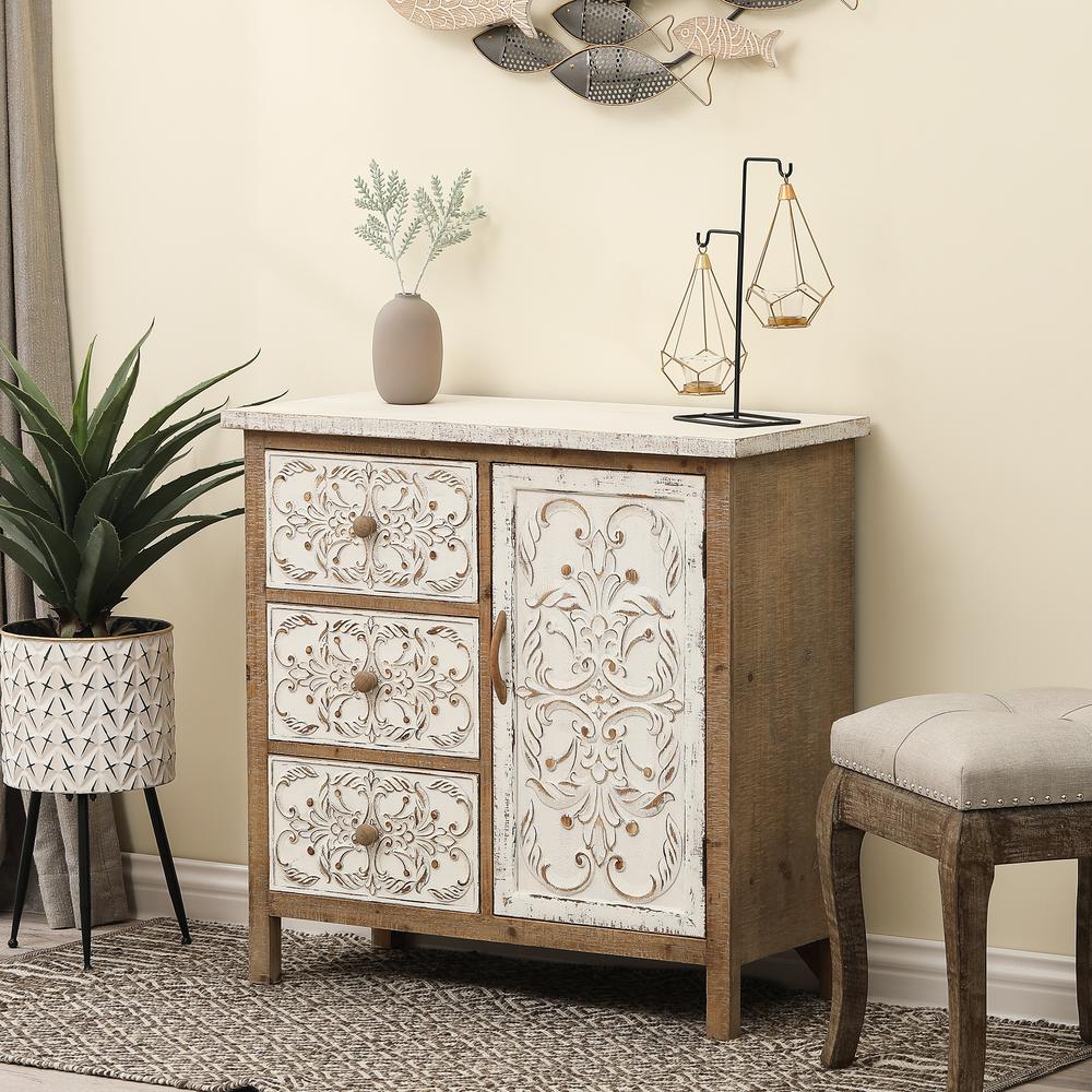 Shabby chic outlet accent cabinet