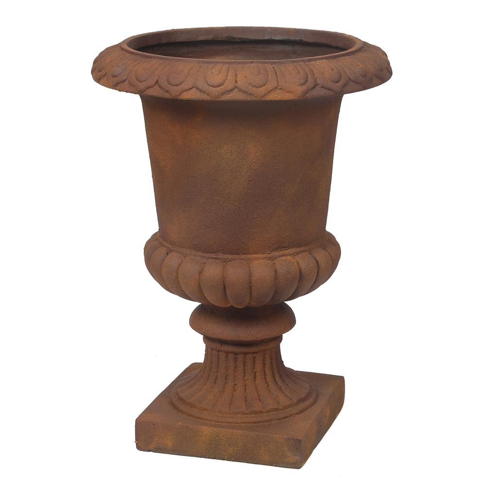 23.6in. H Rusty Brown MgO Planter. Picture 2