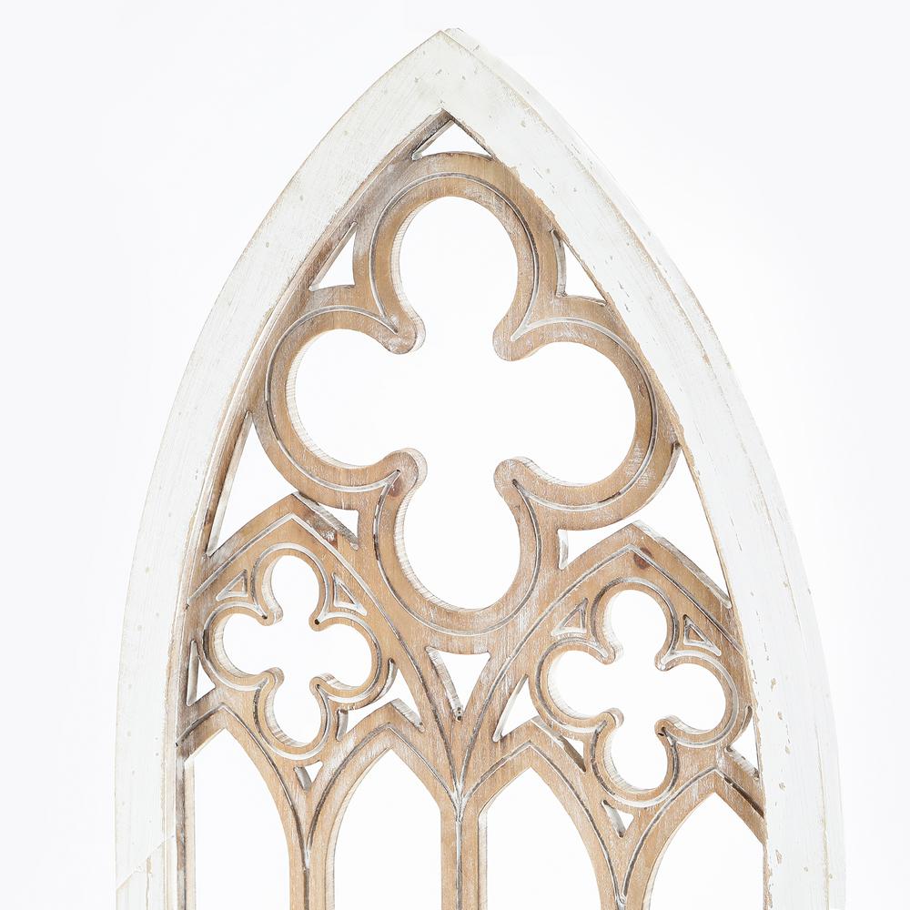 MDF Wood Cathedral Window Wall Decor. Picture 4