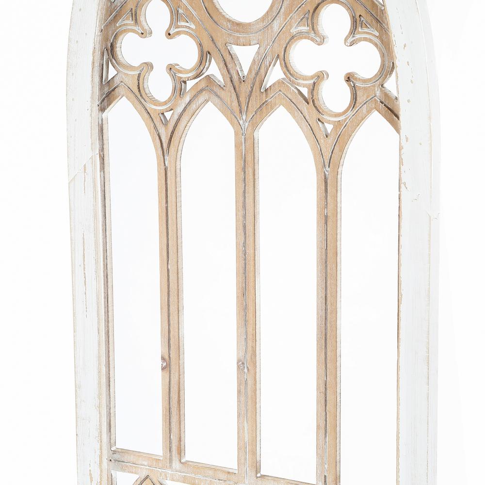 MDF Wood Cathedral Window Wall Decor. Picture 5