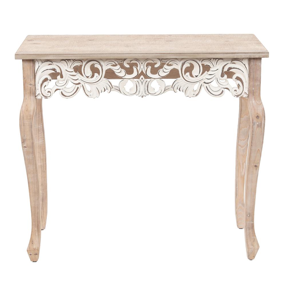 Natural Wood Entry and Console Table. Picture 2