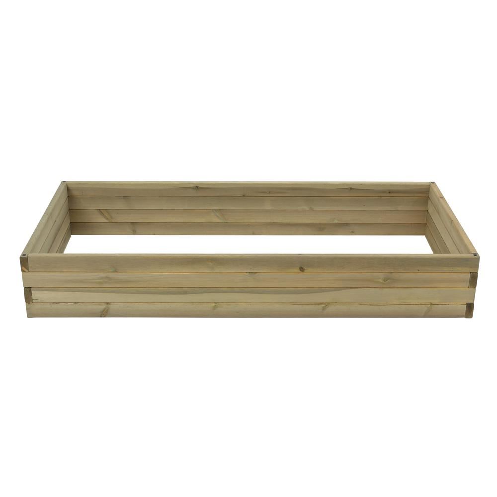 Wood 4.9ft x 2.3ft Raised Garden Bed. Picture 2