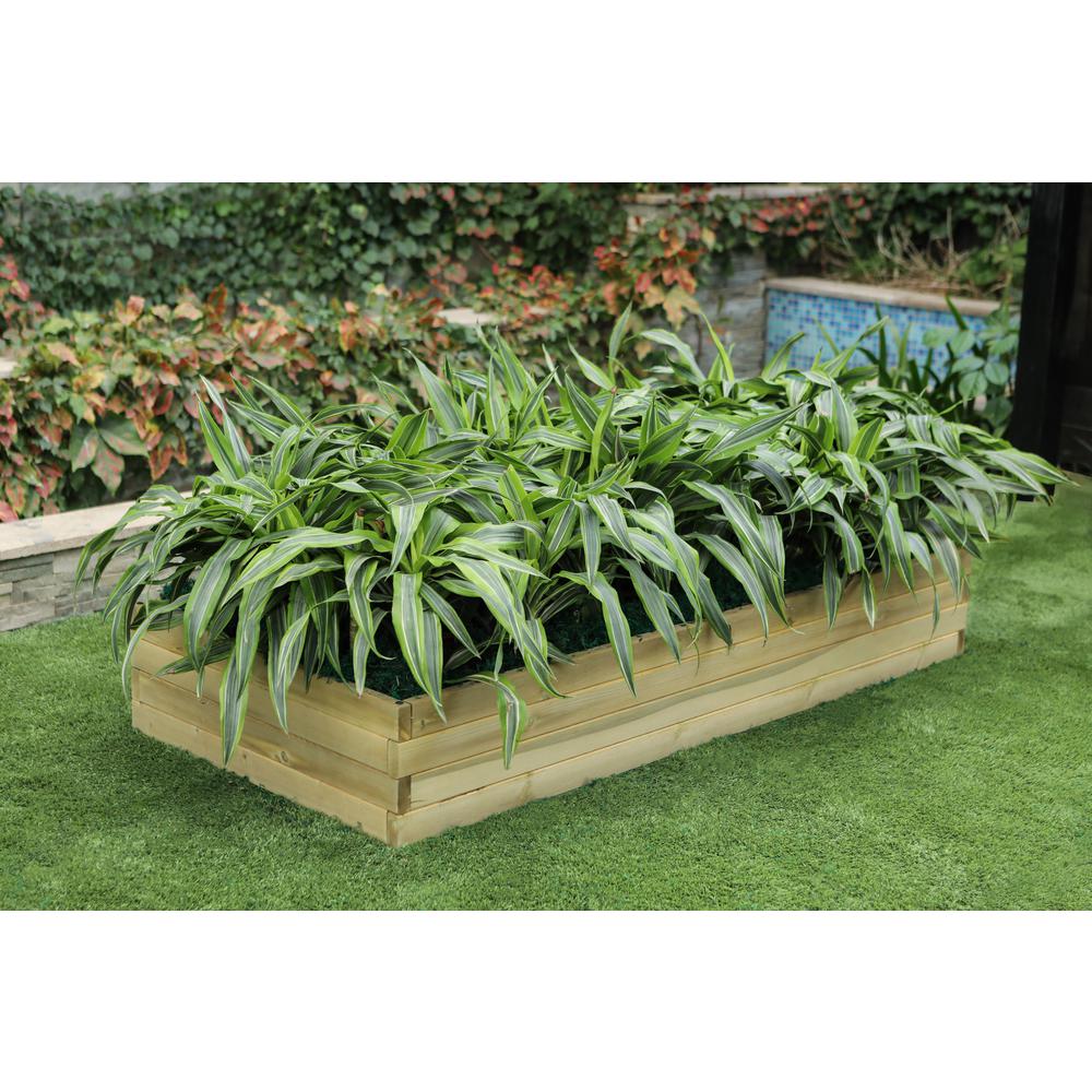 Wood 4.9ft x 2.3ft Raised Garden Bed. Picture 3
