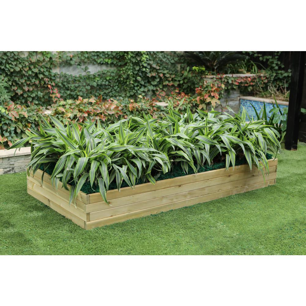 Wood 4.9ft x 2.3ft Raised Garden Bed. Picture 4