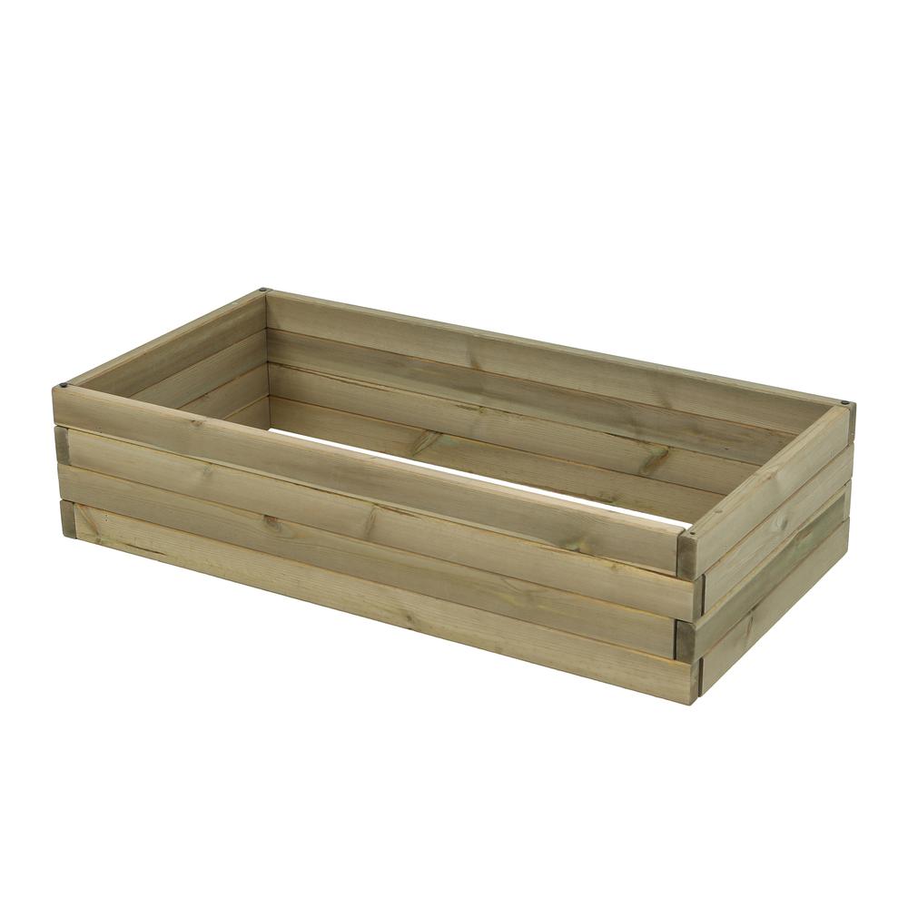 Wood 3.3ft x 1.6ft Raised Garden Bed. Picture 5