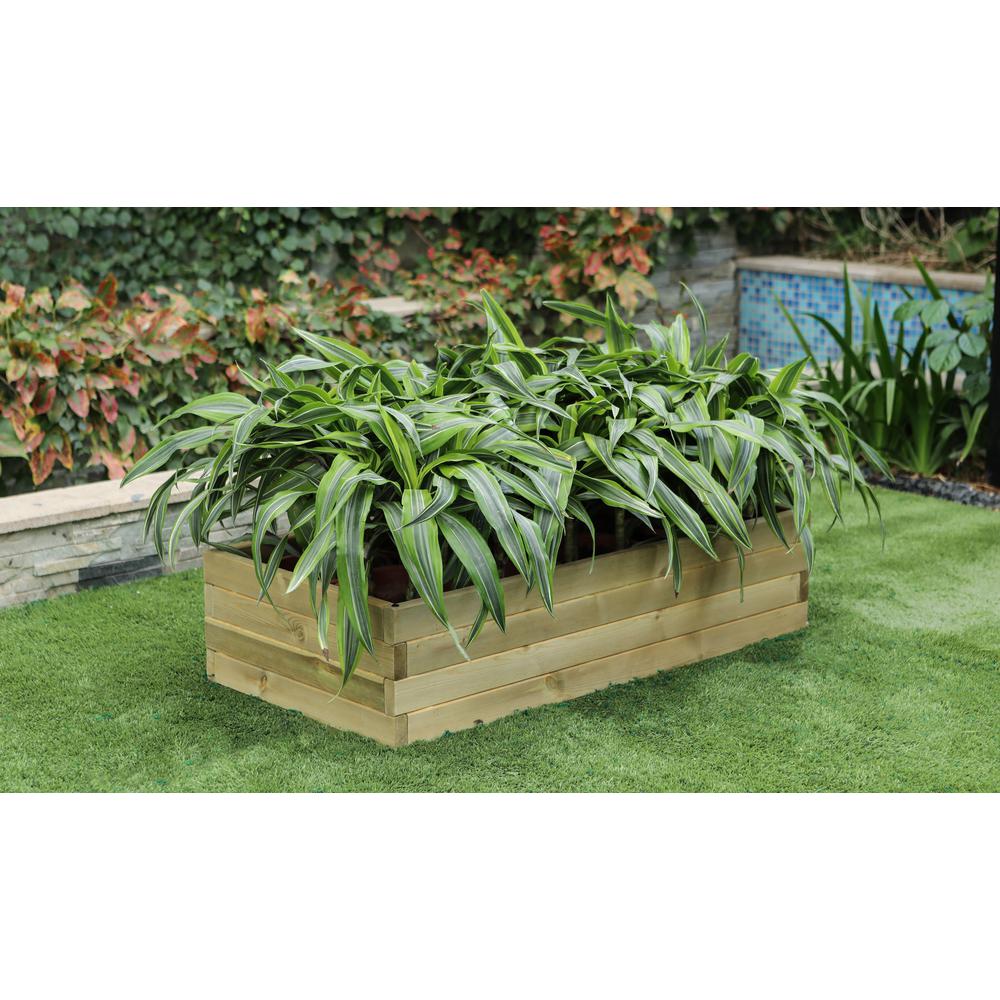 Wood 3.3ft x 1.6ft Raised Garden Bed. Picture 3