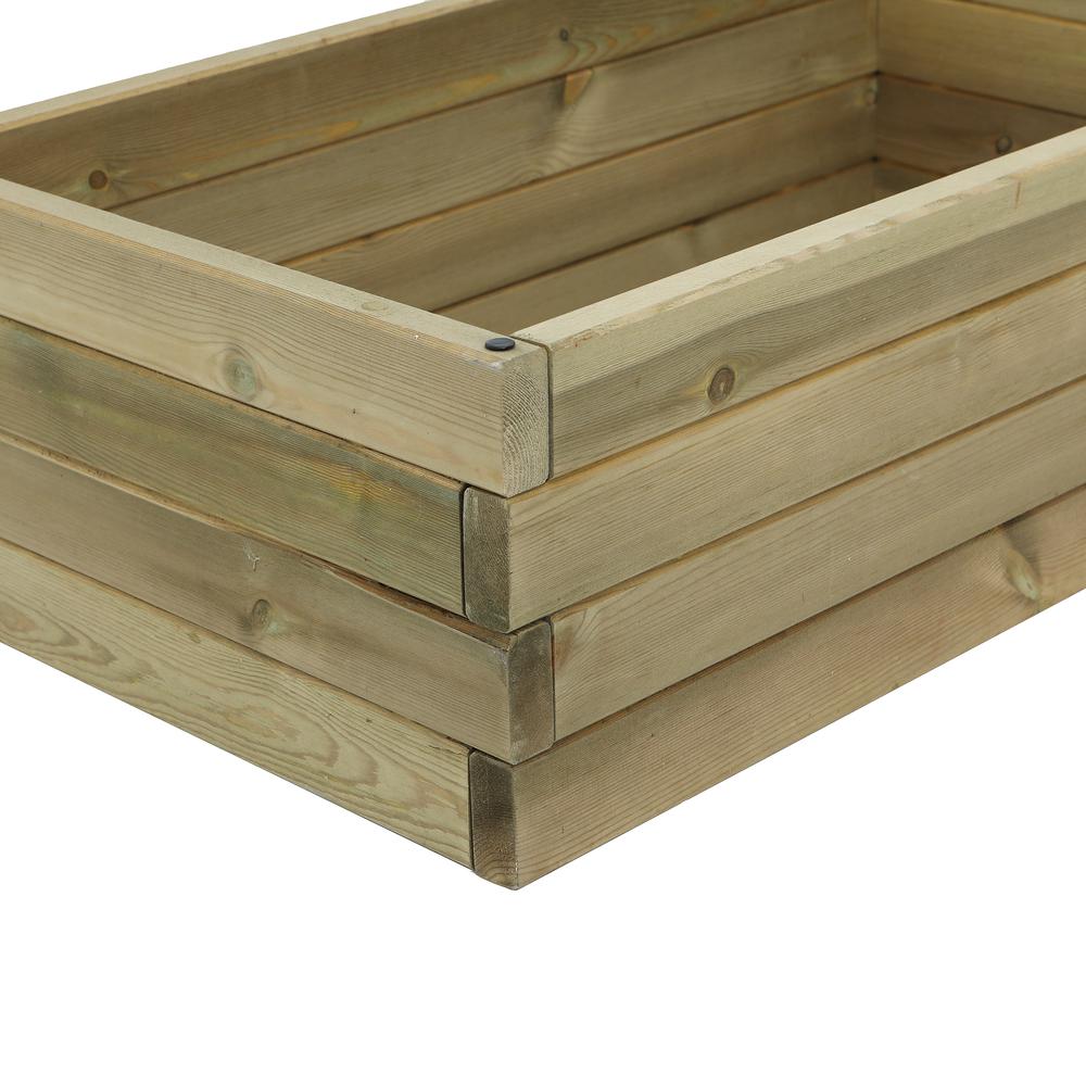 Wood 2.6ft x 1.5ft Raised Garden Bed. Picture 6