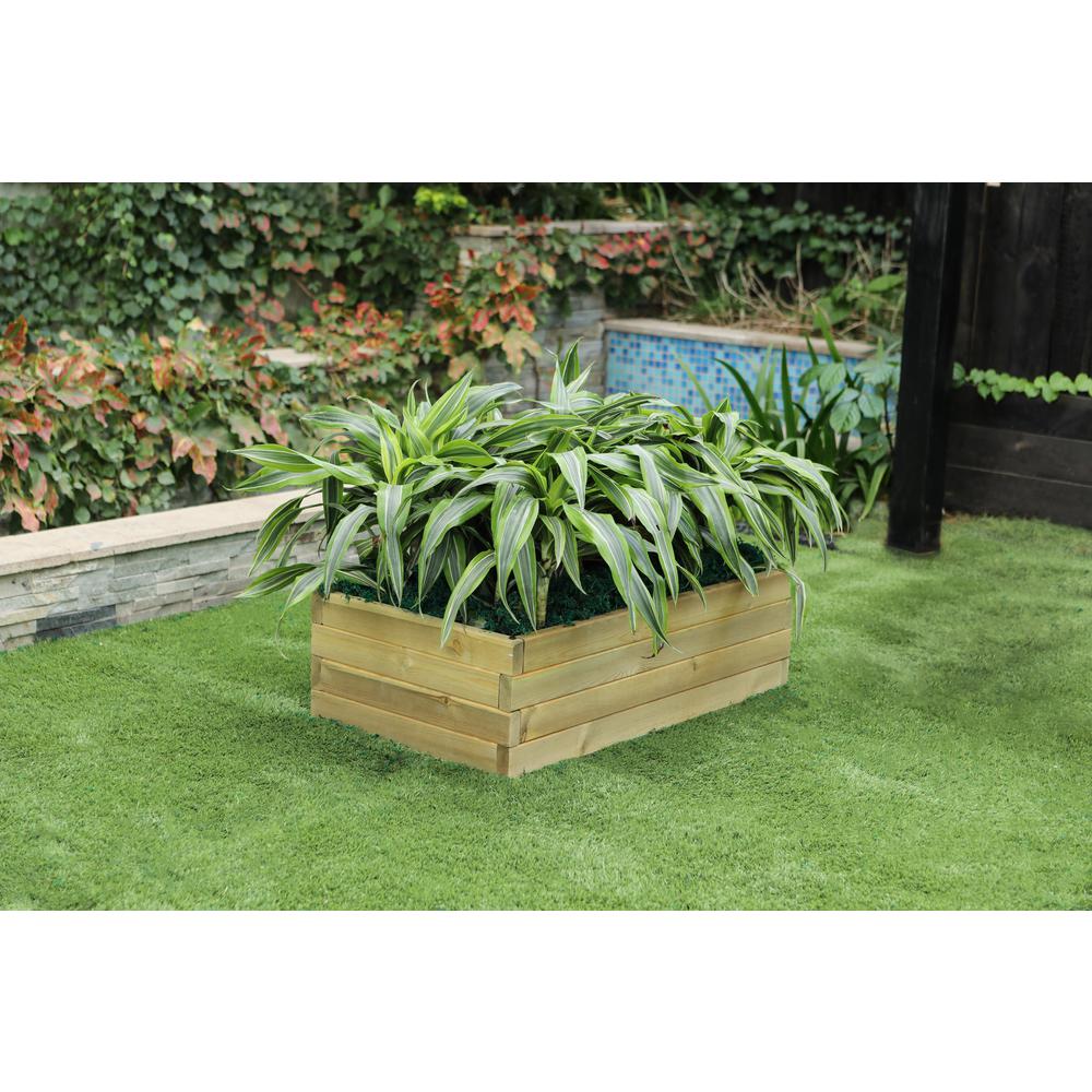 Wood 2.6ft x 1.5ft Raised Garden Bed. Picture 3
