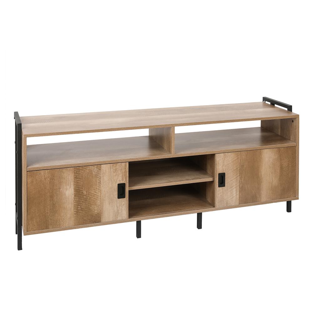 Light Oak Finish TV Stand for TVs Up To 60-Inch. Picture 6