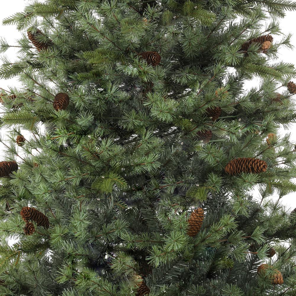 7ft Pre-Lit Artificial Christmas Tree (Green). Picture 5