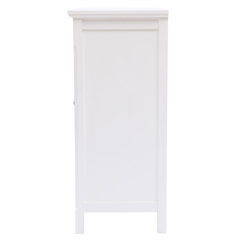 White Pine Wood 2-Door Accent Storage Cabinet. Picture 7