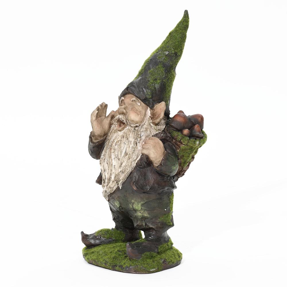 Calling All Gnomes Garden Sculpture Resin Statue, Indoor and Outdoor. Picture 1