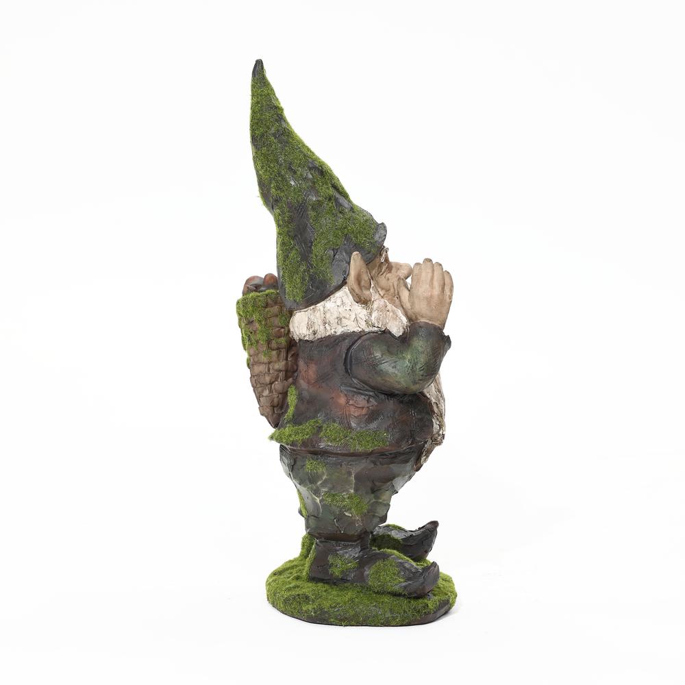 Calling All Gnomes Garden Sculpture Resin Statue, Indoor and Outdoor. Picture 2
