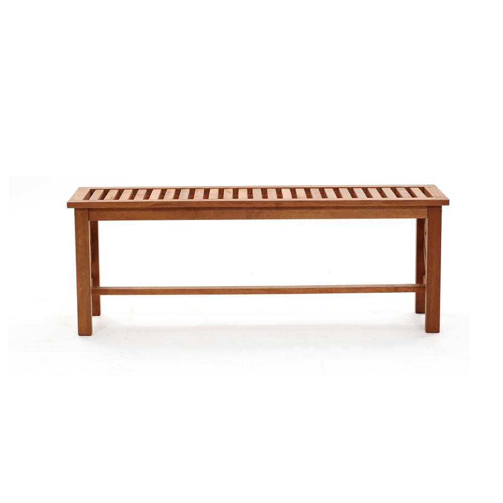 Carmel Solid Wood Outdoor Dining Bench. Picture 1