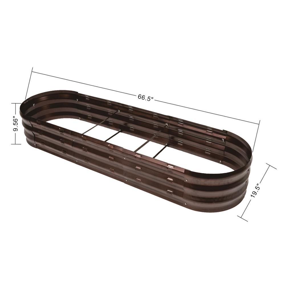 Metal Oval Garden Bed. Picture 4