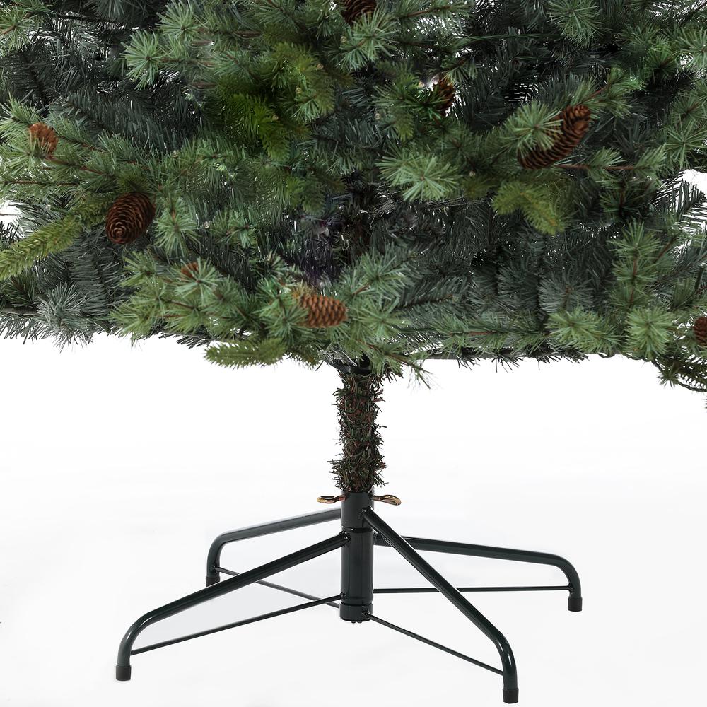 7ft Pre-Lit Artificial Christmas Tree (Green). Picture 6