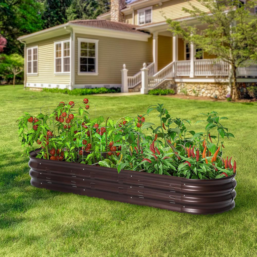 Metal Oval Garden Bed. Picture 13