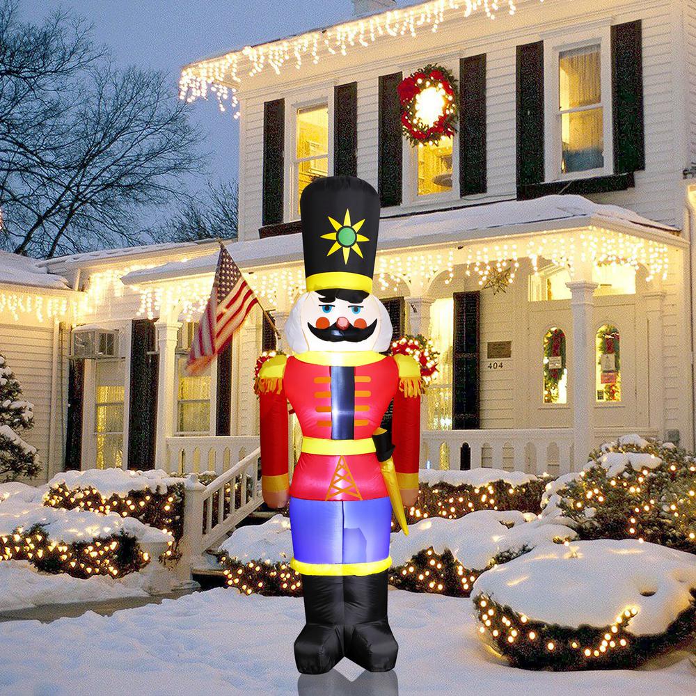 94" Nutcracker Soldier Inflatable with LED Lights. Picture 20