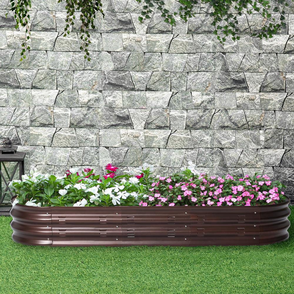 Metal Oval Garden Bed. Picture 8